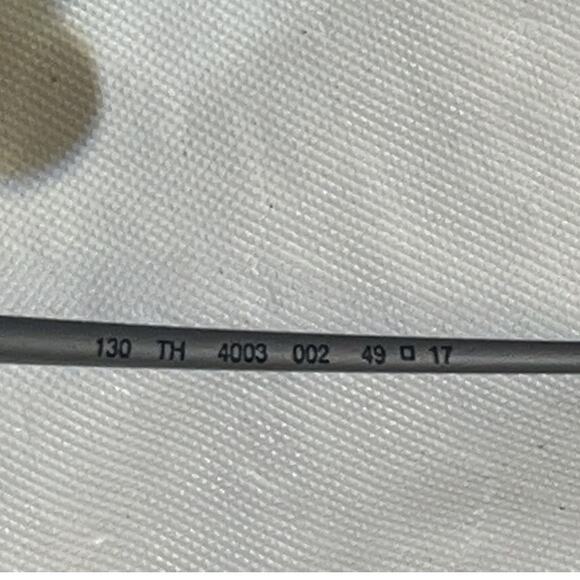 Tag Heuer TH4003 Titanium Gray/Silver Eyeglasses Frames Made in France 49-17-130 - Picture 7 of 15